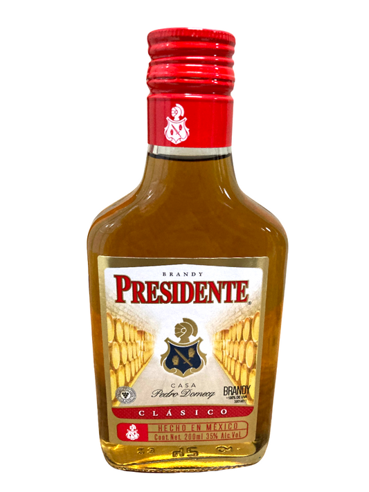 BRANDY PRESIDENTE CLASICO 24/200 ML