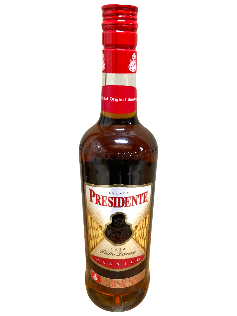 BRANDY PRESIDENTE CLASICO 12/700 ML