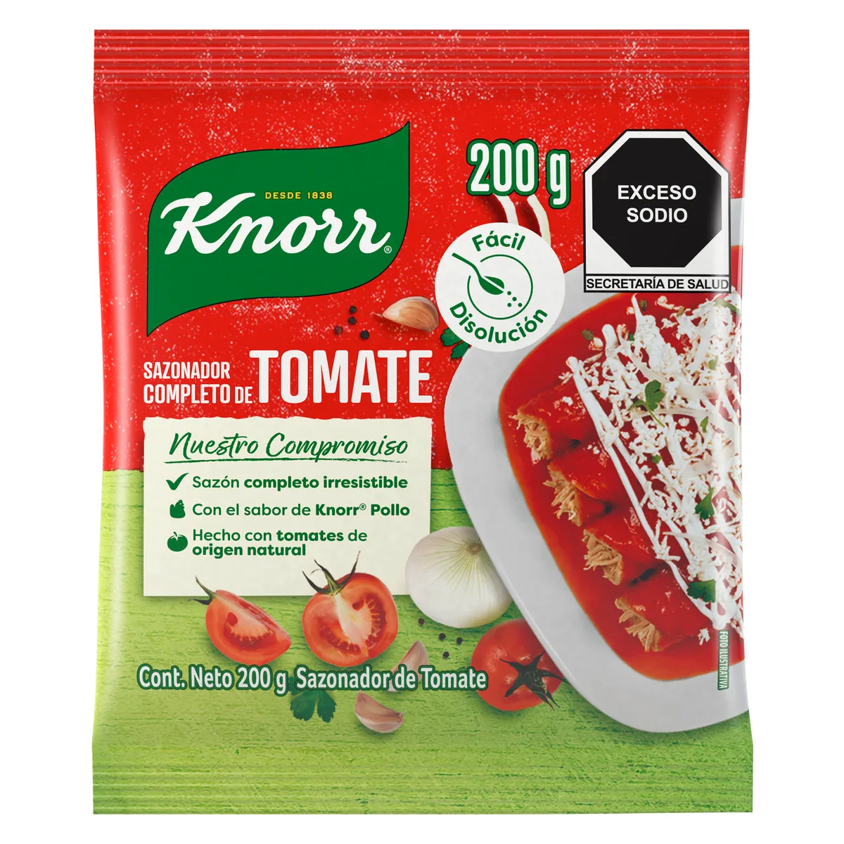KNORR TOMATE BOLSA 18/200 GR