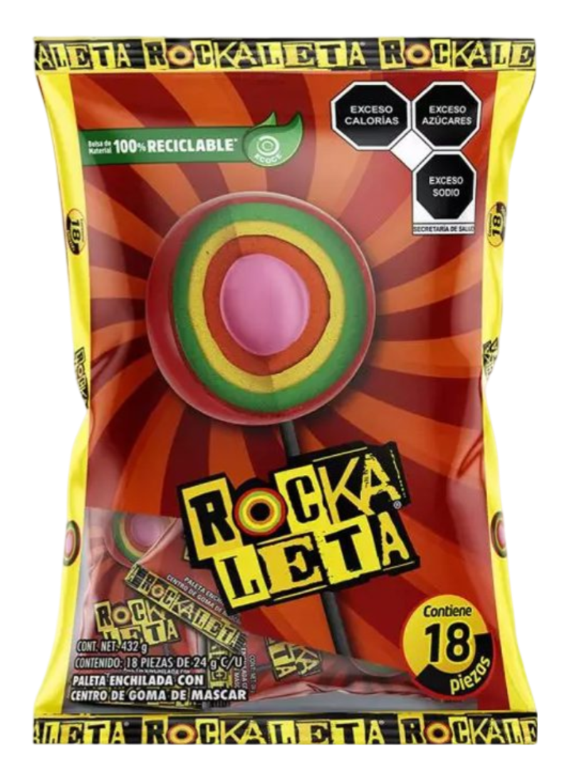 SONRICS PAL ROCKALETA 10/18 PZAS
