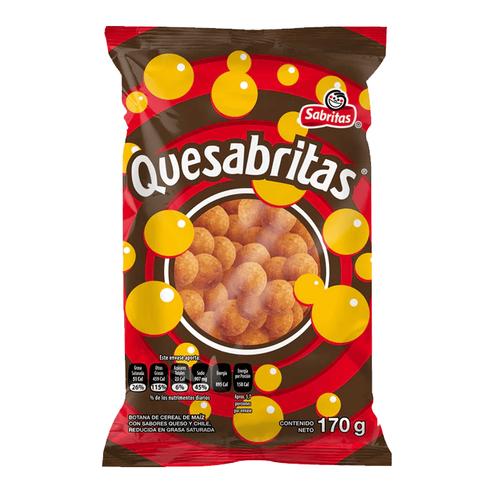 Botana de queso y chile Quesabritas x 170 g