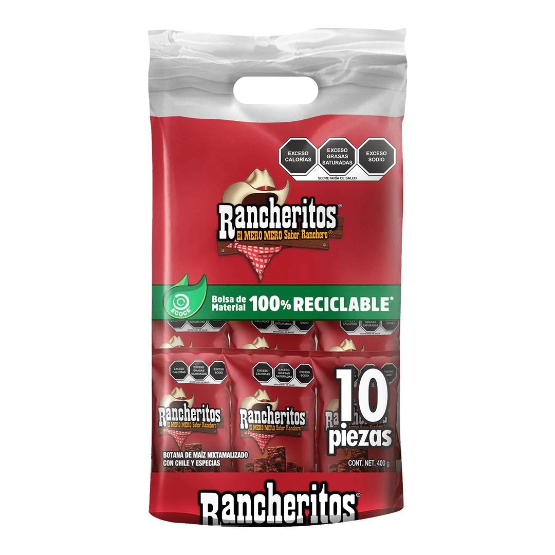 10 PACK RANCHERITOS 5/10/400 GRS