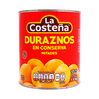 DURAZNO COSTENA 6/3 KG MITADES