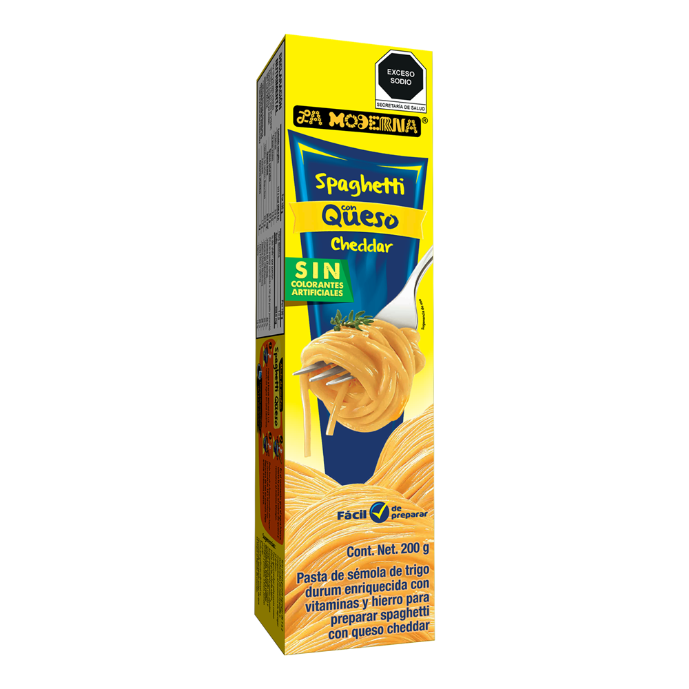 Spaghetti Con Queso La Moderna 200 G