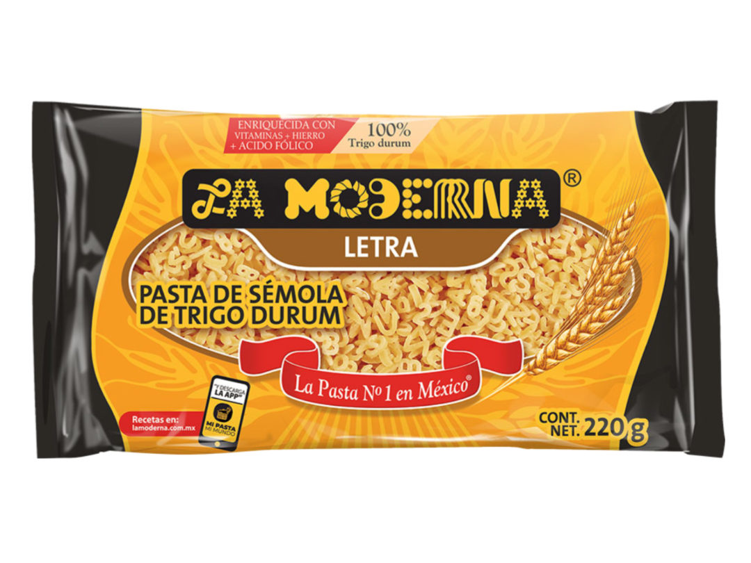 SOPA MODERNA LETRA 20/220GR