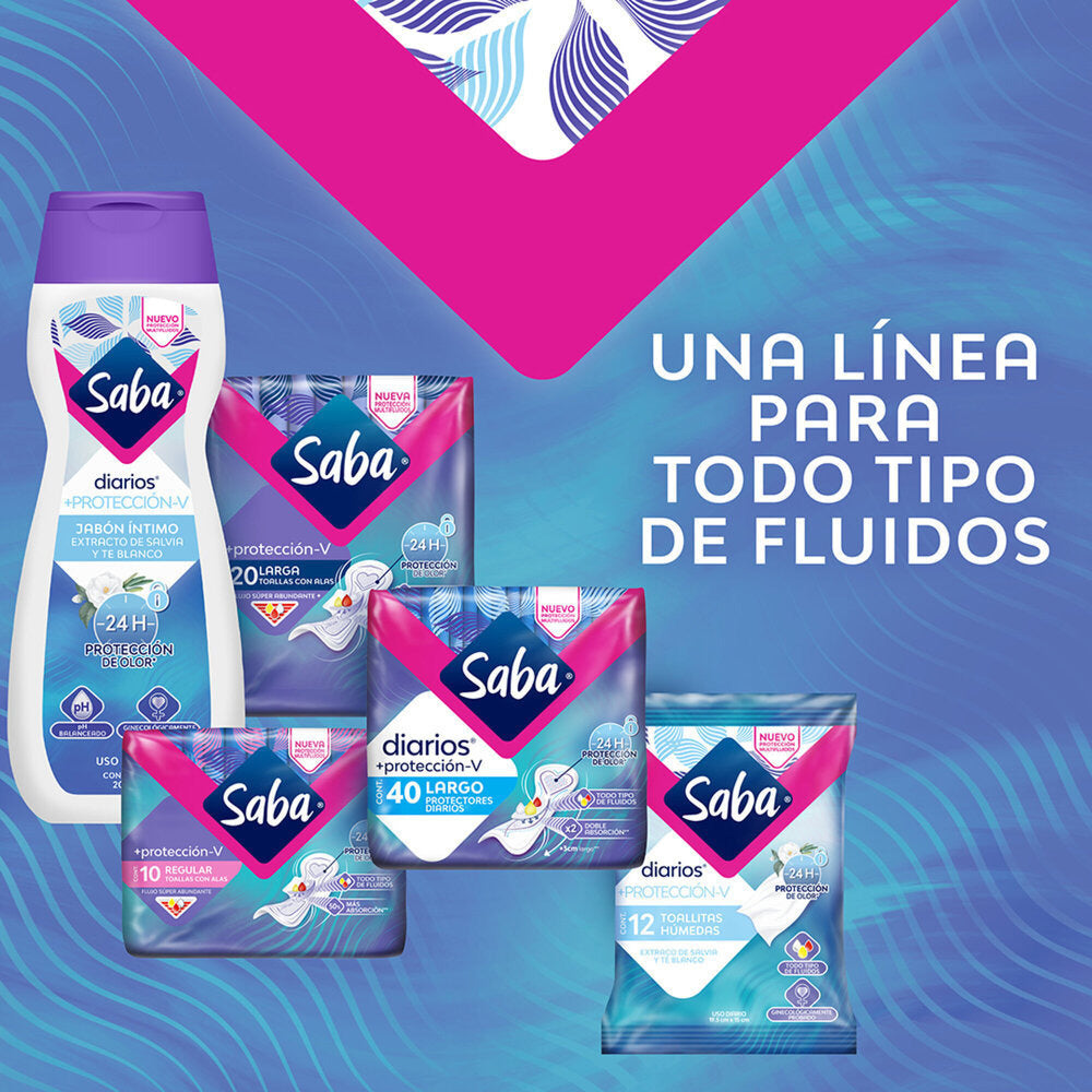 Jabón Íntimo Saba Diarios +Protección-V 200 ml