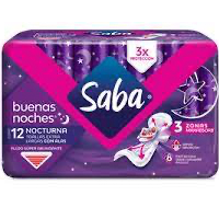 Toallas Femeninas Saba Buenas Noches con Alas 16 piezas