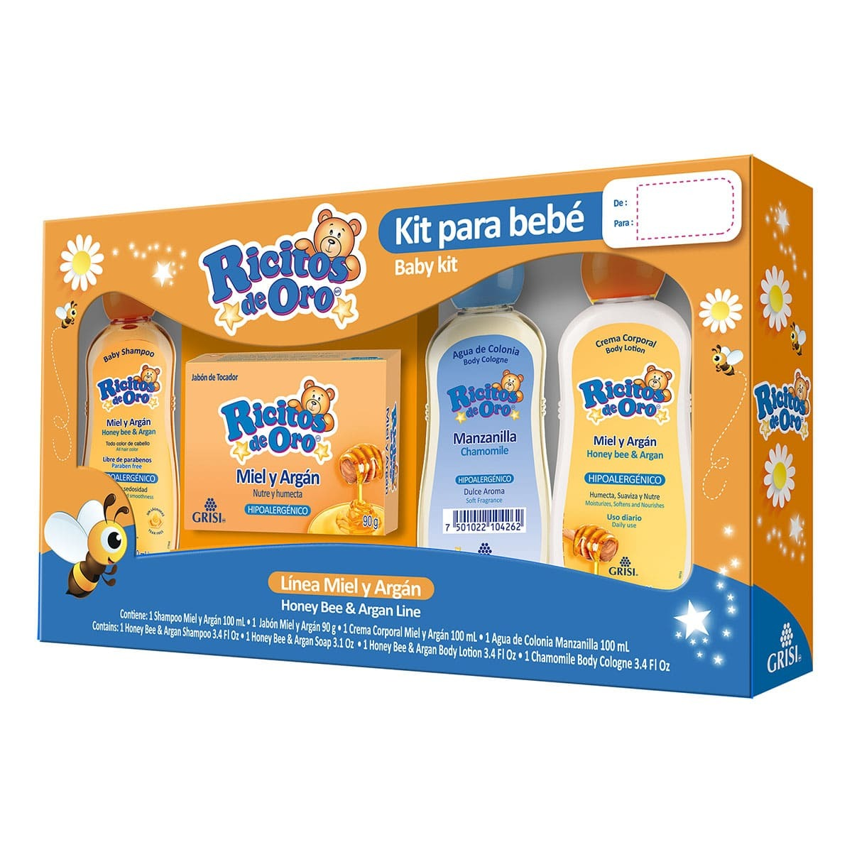 RICITOS DE ORO 12/1 MINI KIT MIEL