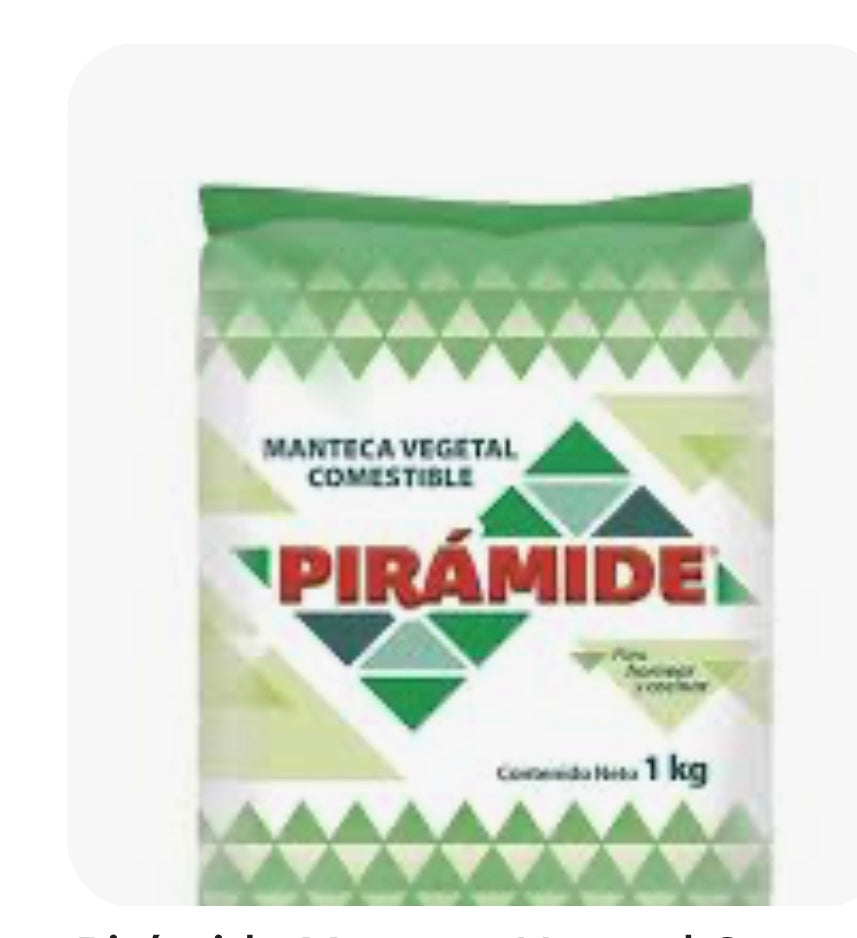 MANTECA PIRAMIDE 12/1 KG VEGETAL