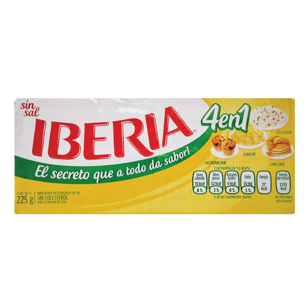 IBERIA MARGARINA S/SAL 9/225 GRS.