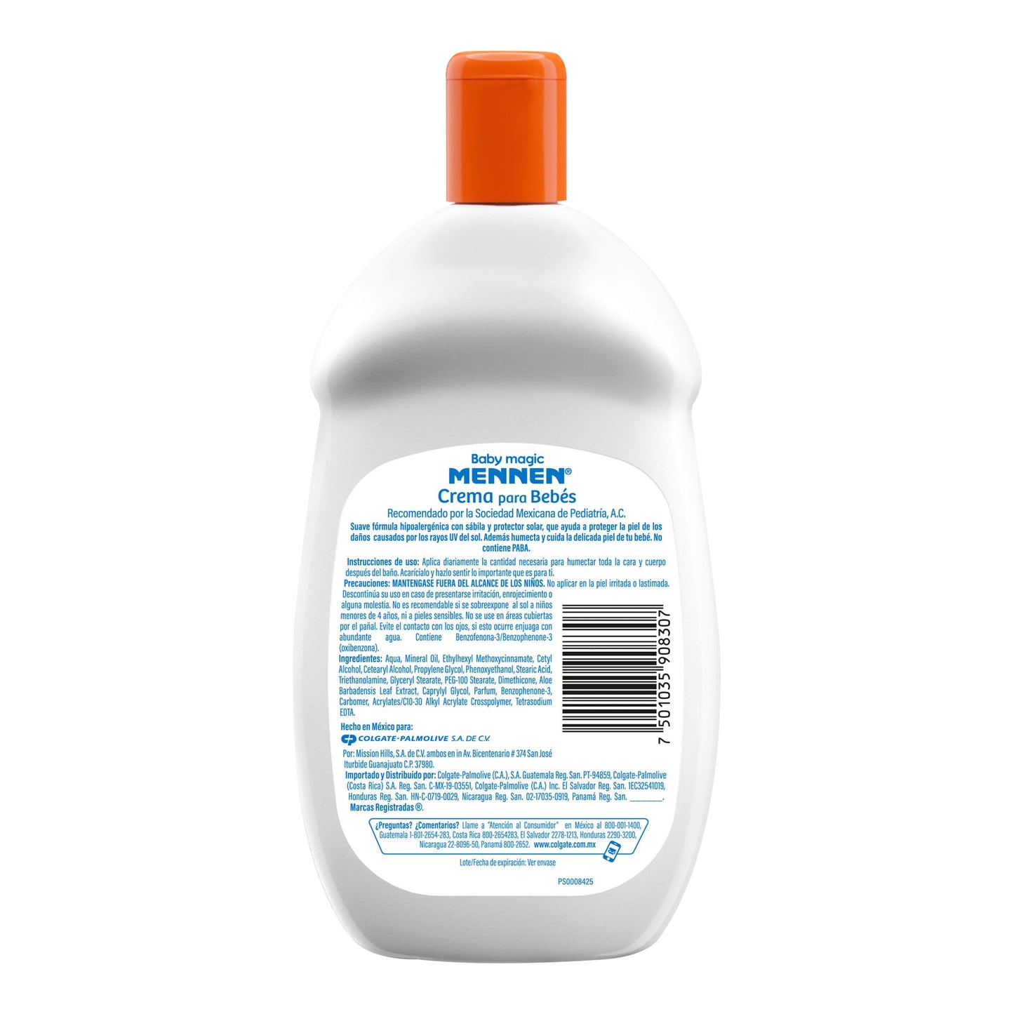 Crema para Bebés Mennen Baby Magic con UV de 300 ml