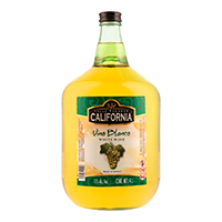 VINO BLANCO CALIFORNIA 2/4 LT