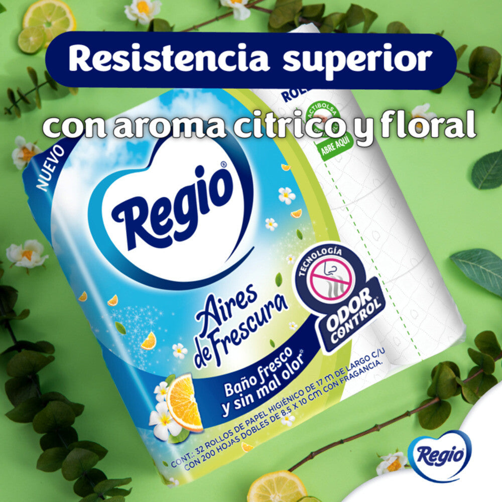 Regio Papel Higiénico Aires de Frescura 18 Rollos