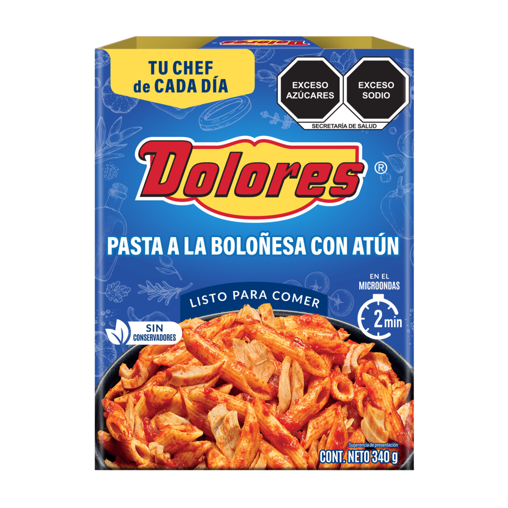 DOLORES RTE PASTA BOLONESA C/ATUN 10/340