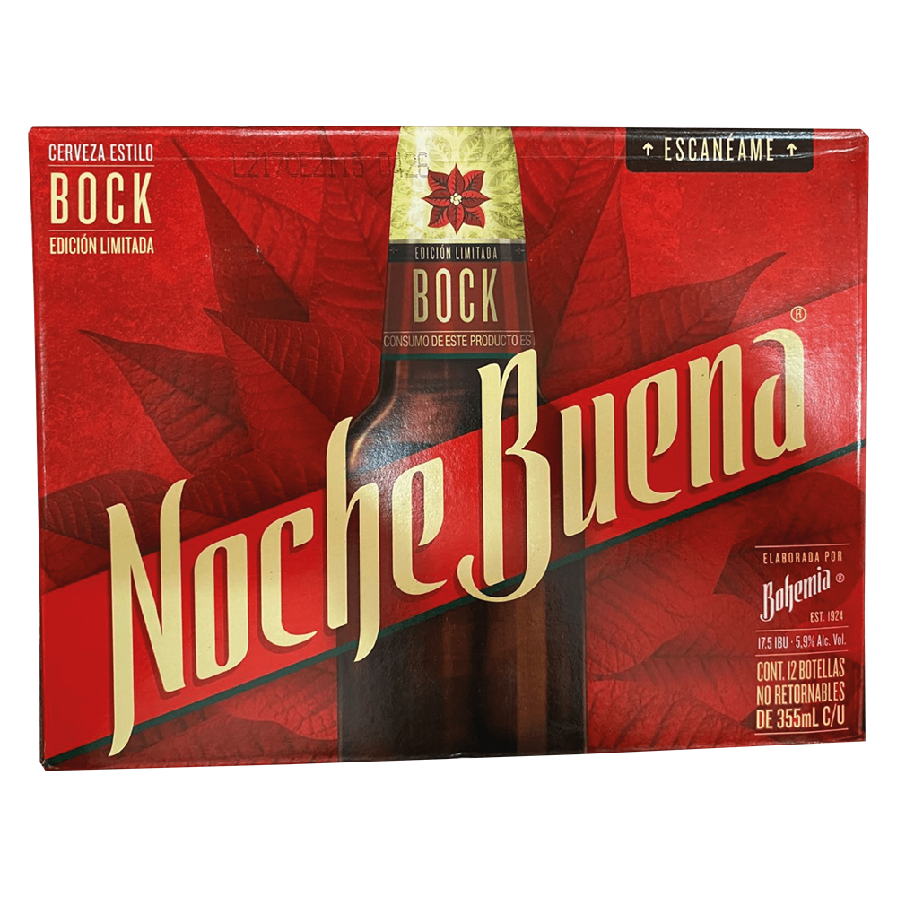 CERVEZA NOCHE BUENA 1/12/355 ML