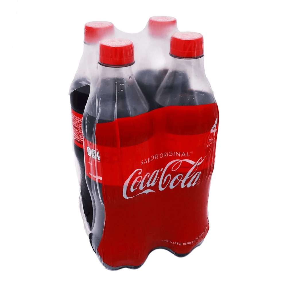 4 PACK COCA COLA 600ML Servicio Comercial Garis