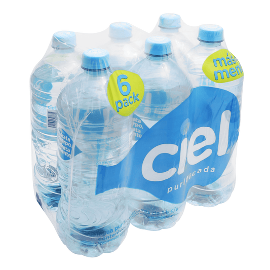 6 PACK AGUA CIEL 1LT