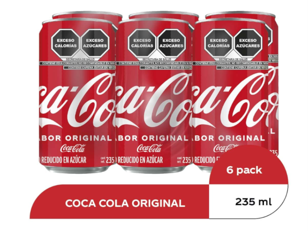 COCA COLA SIX PACK 1/6/235
