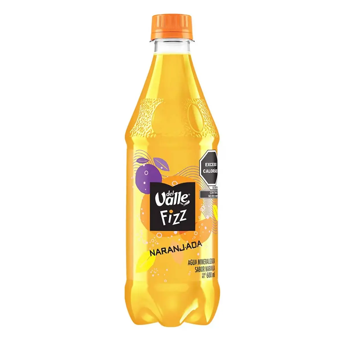 DEL VALLE FIZZ NARANJADA 12/600 ML