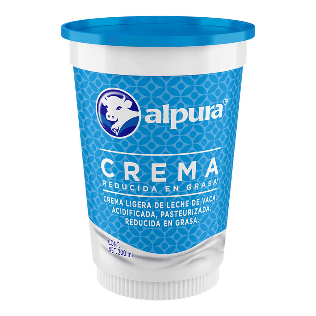 CREMAALPURA REDUCIDA GRASA 200GRS