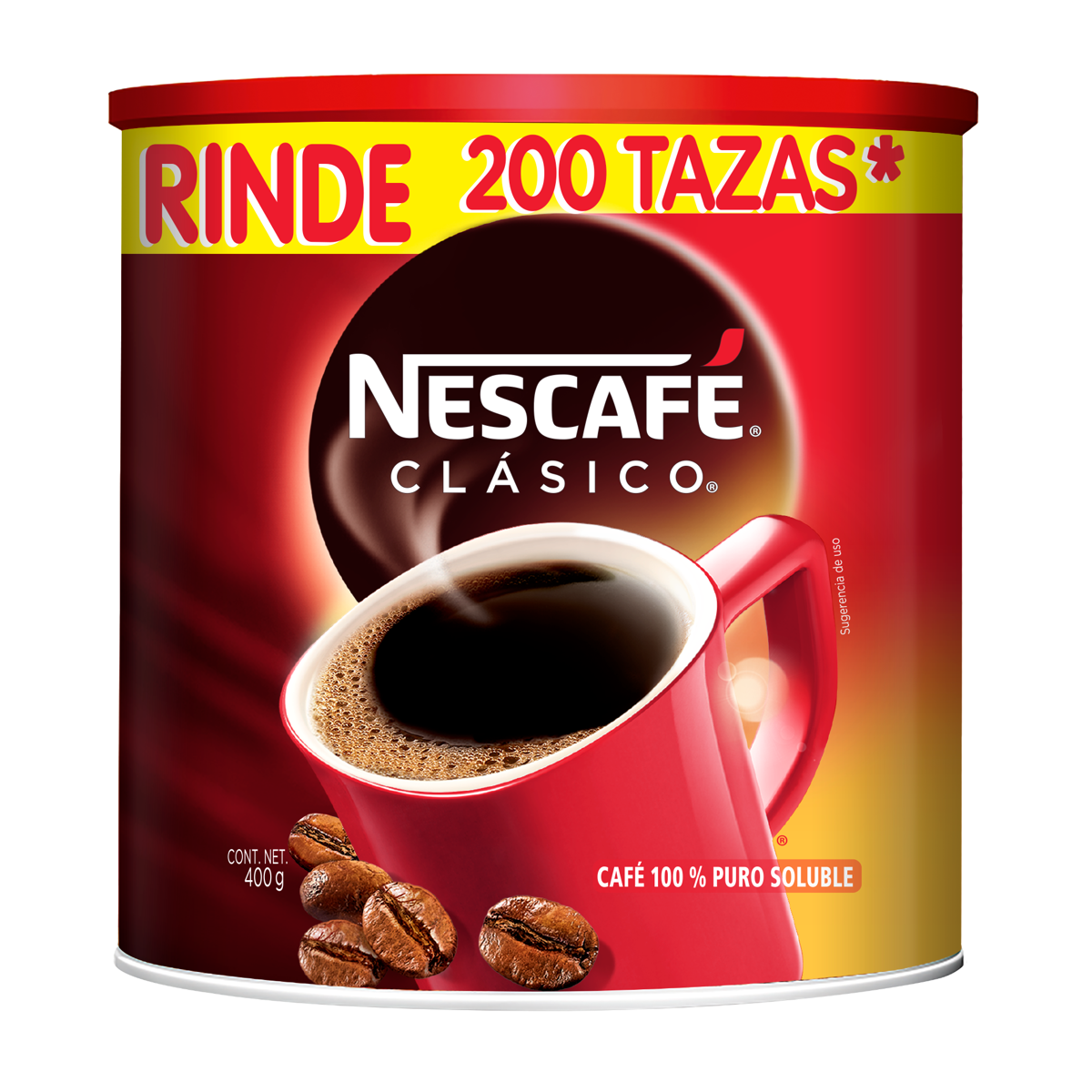 Café Soluble Nescafé Clásico Lata 400g