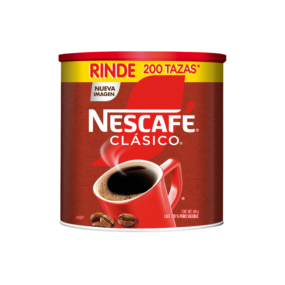 NESCAFE CLASICO 6/400 GR LATA