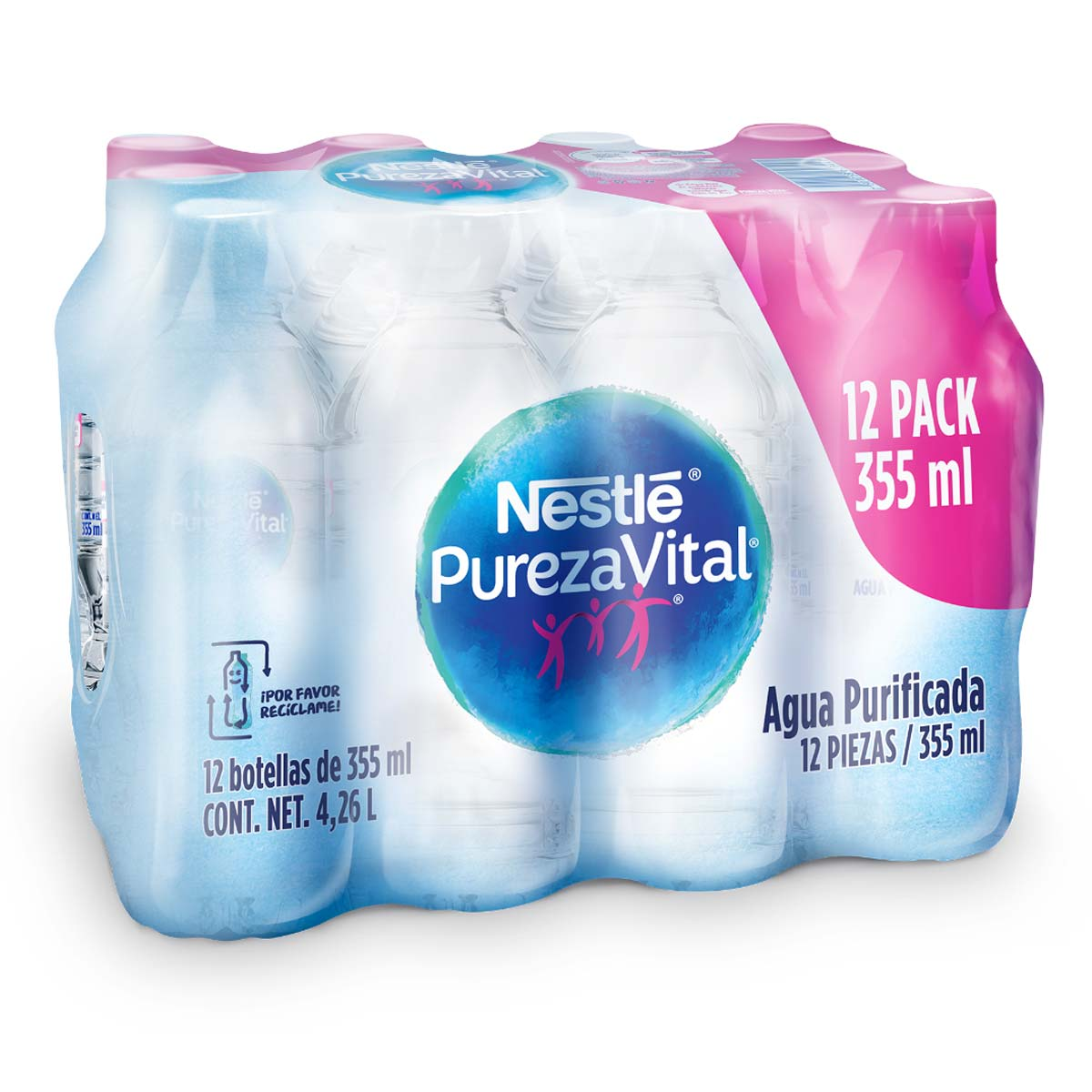 AGUA NESTLE P VITAL 1/12/355ML