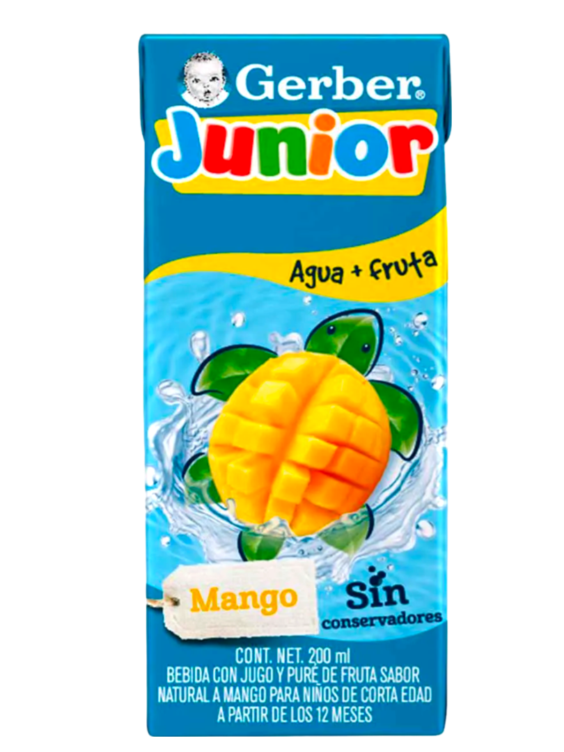 GERBER JR JUGO TETRA MANG 20/200 ML