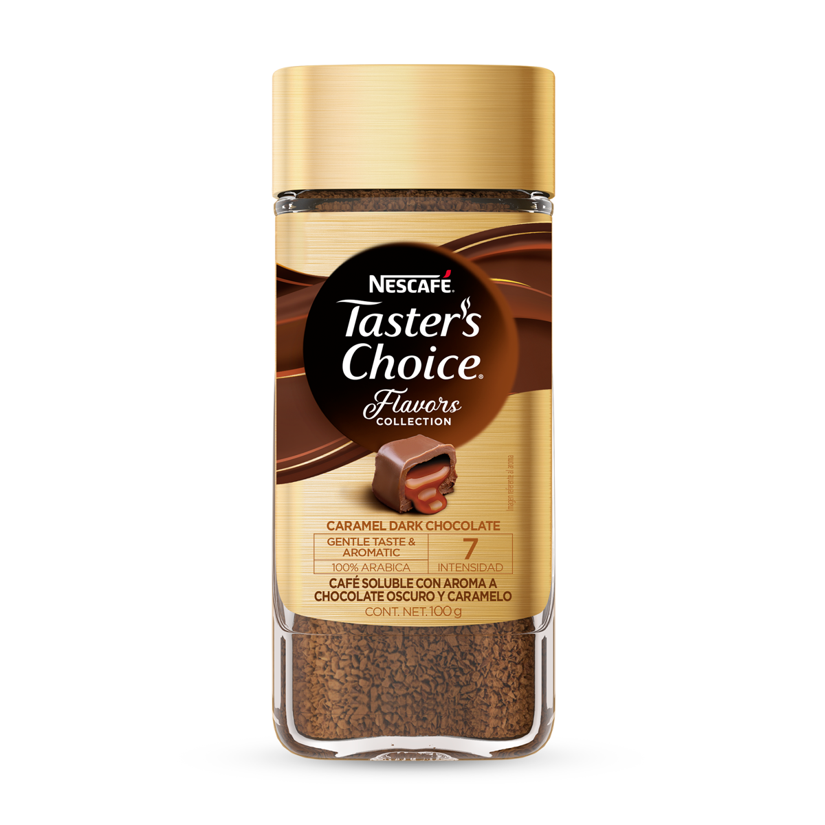 Café Soluble Nescafé Taster's Choice Caramel Dark Chocolate 100g