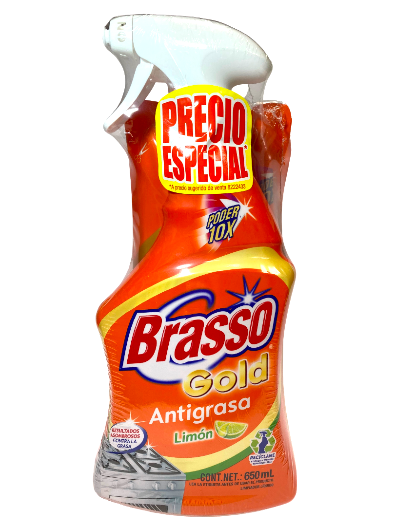 BRASSO GOLD 12/650ML A GRASA+500ML
