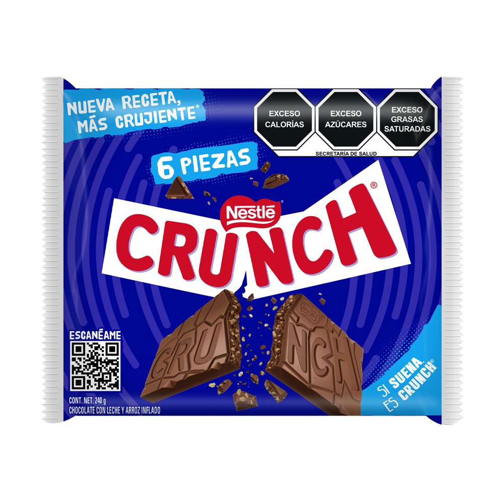 NESTLE CRUNCH 40 GR SIX PACK 12/6 PQ