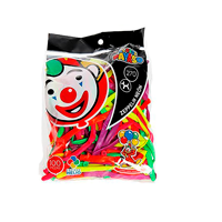 GLOBO PAYASO ZEPPELIN NEON 35/100 PZAS