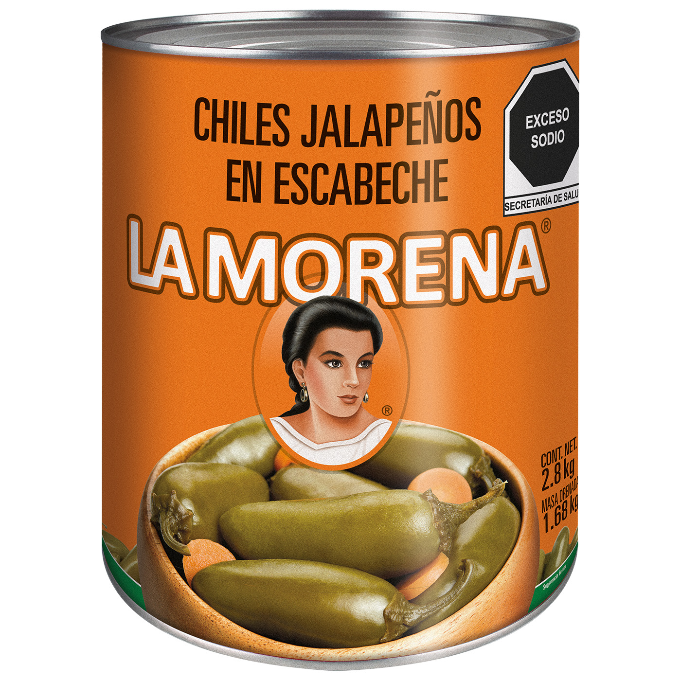 CHILES MORENA JALAPENOS 6/2800GR