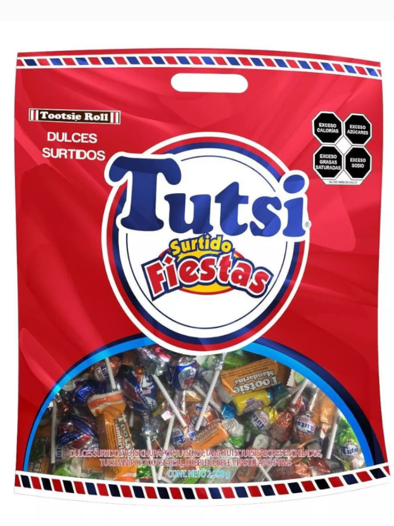 TUTSI CHUPA POP BOLSA PINATERA 6/2.2 KG