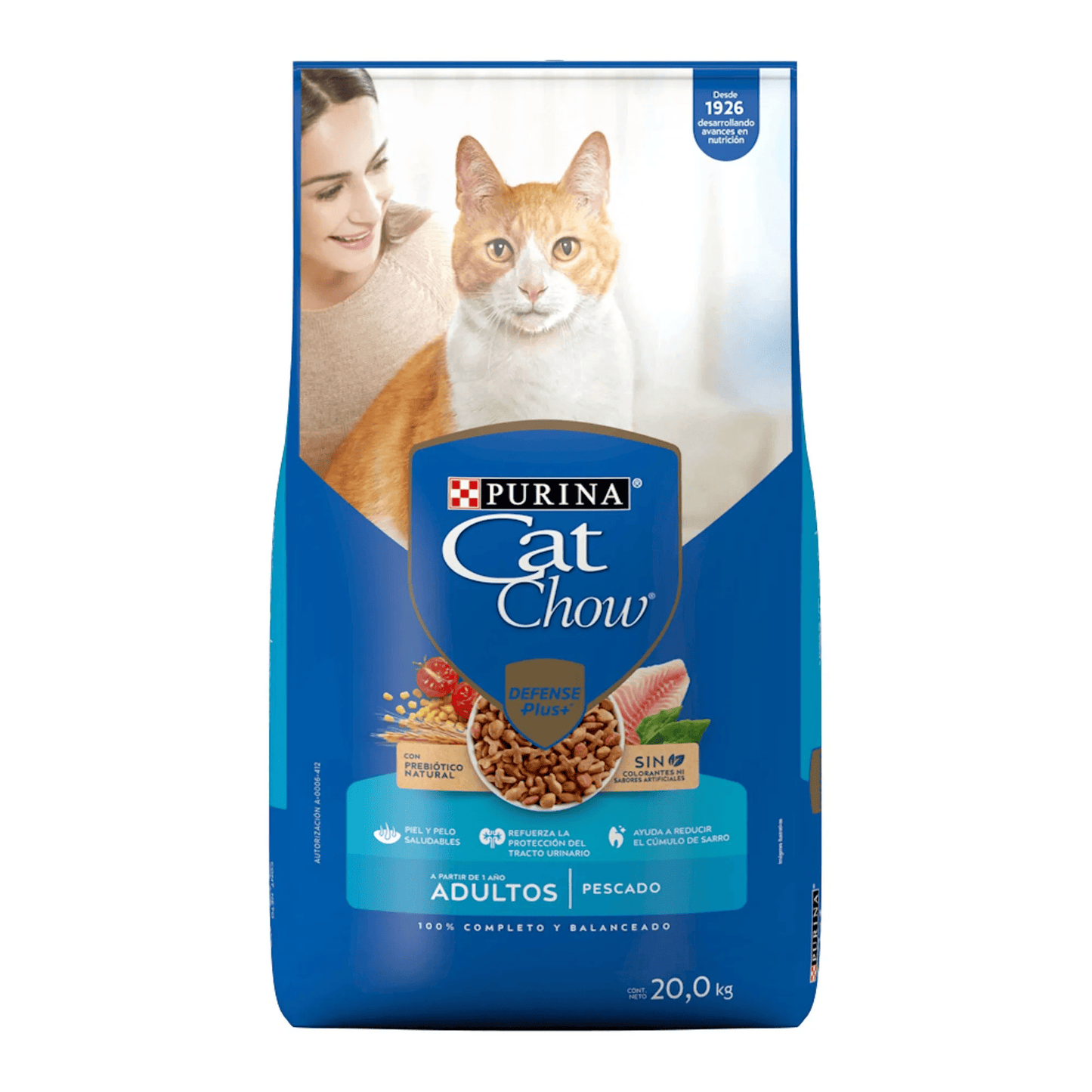 CAT CHOW PES/MARISCOS 1/20 KG