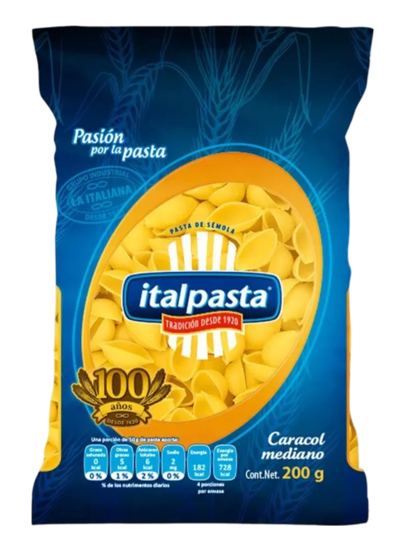 SOPA ITALPASTA 20/1/200 GR CARACOL MED