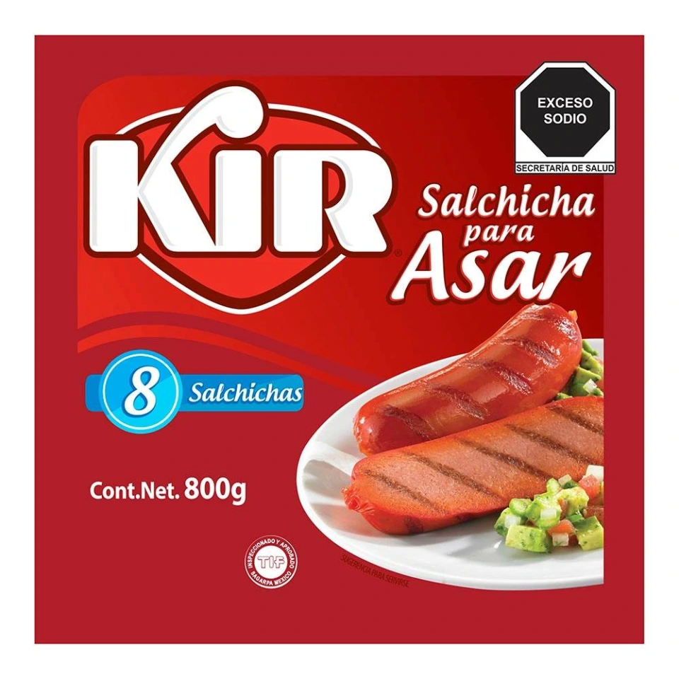 SALCHICHA PARA ASAR KIR 800 GRS