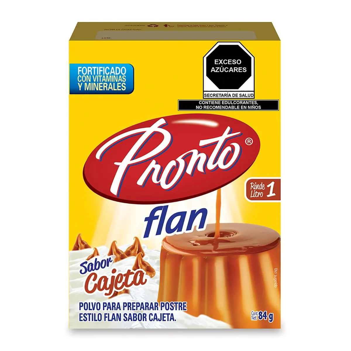 FLAN PRONTO CAJETA 24/84 GR