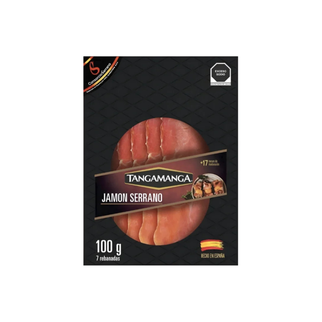JAMON SERRANO TANGAMANGA 100GRS