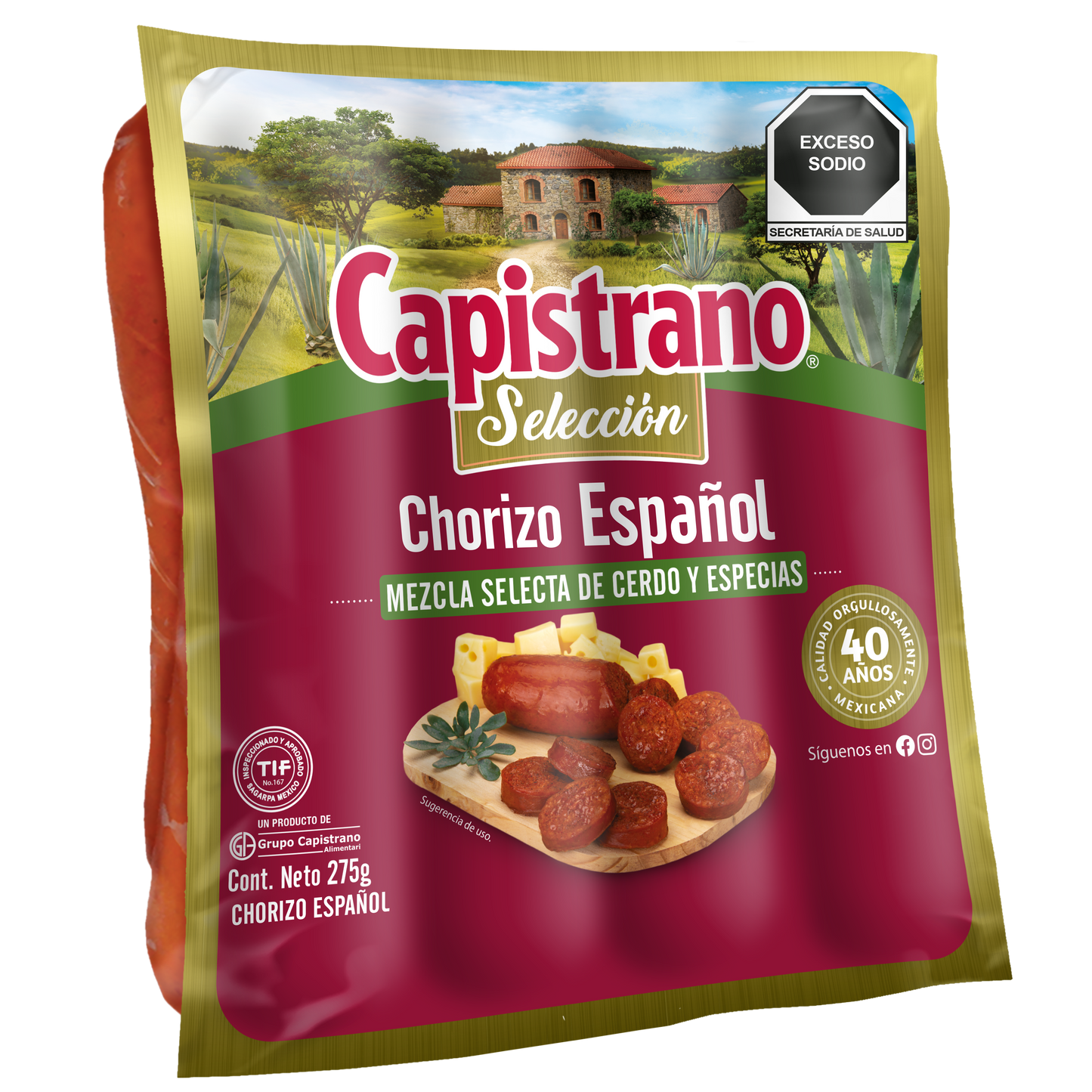 CHORIZO ESPANOL CAPISTRANO 275GRS