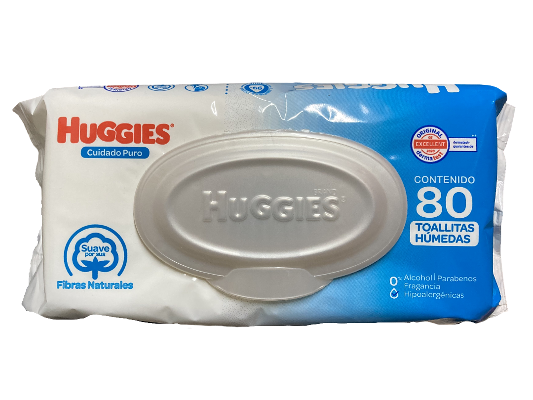 TOALLITA HUM.HUGGIES 18/80 S/ARO.