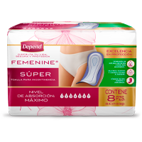 DEPEND FEMENINE SUPER 18/8 PZA