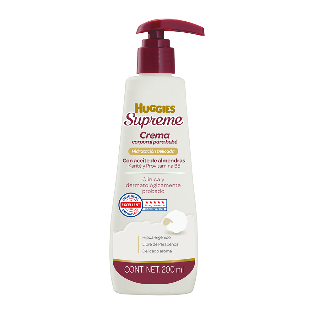 HUGGIES SUPREME CREMA 12/200 ML