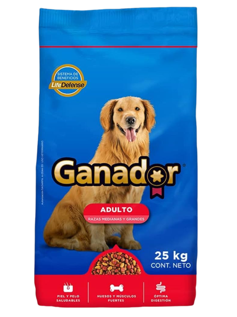 GANADOR ADULTO 1/25 KG.