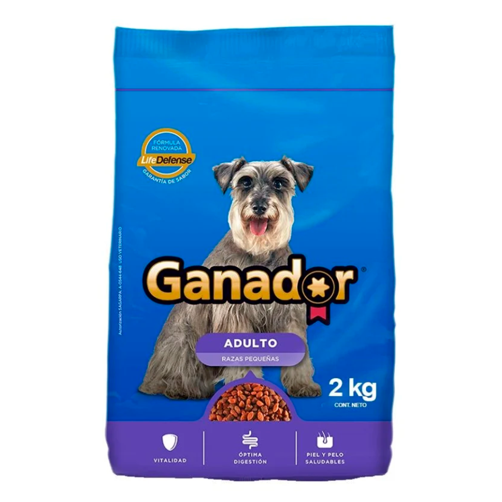 GANADOR ADULTO R.PEQUENAS 1/20 KG.