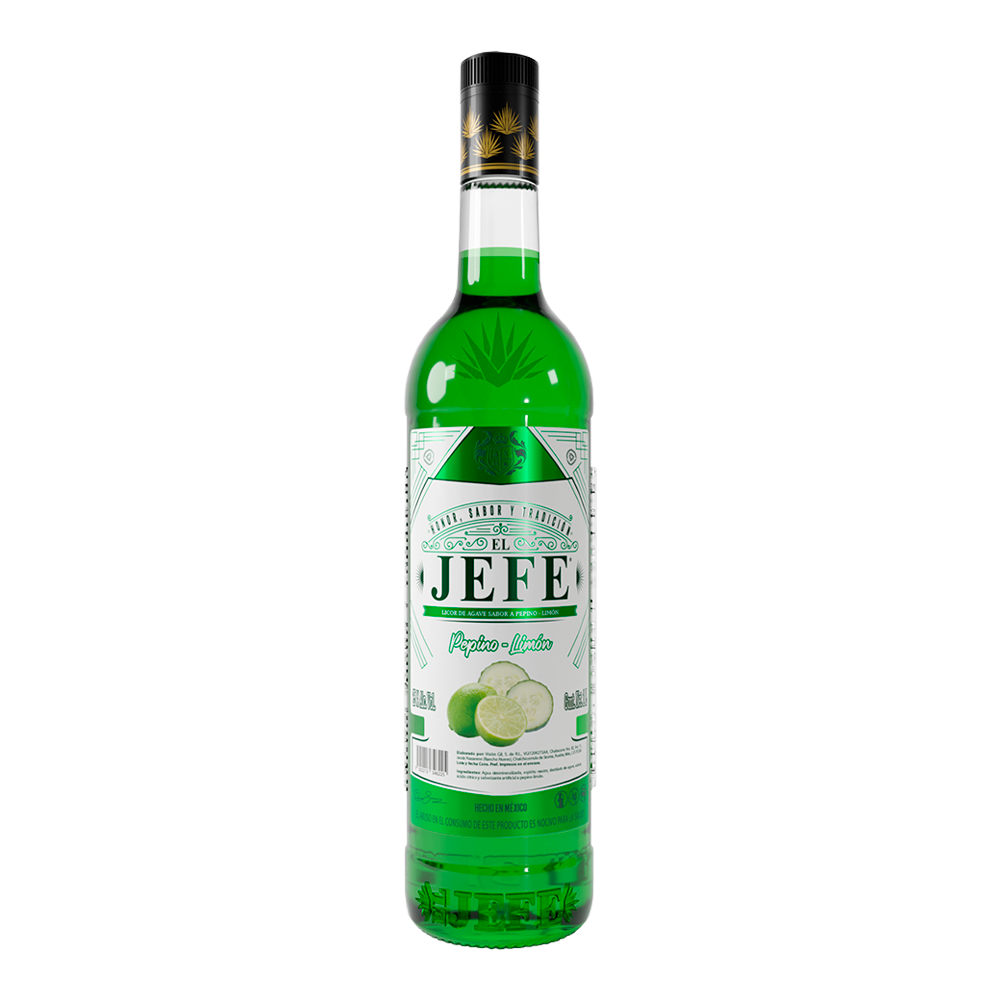 DESt.EL JEFE PEPINO LIMON 12/1 LT