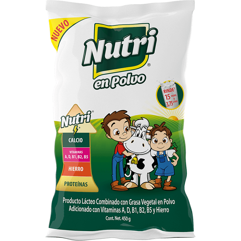 NUTRI PROD.LACTEO EN POLVO 12/450GRS
