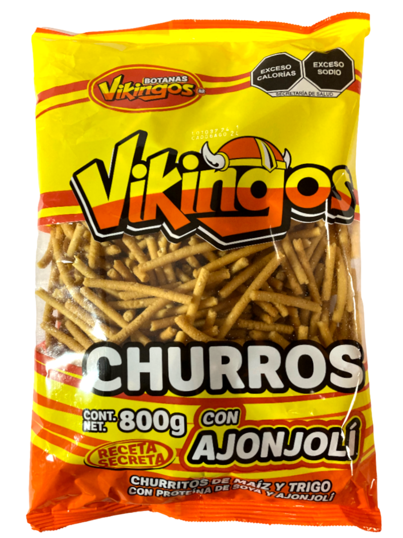 VIKINGOS CHURROS NAT 6/800GR