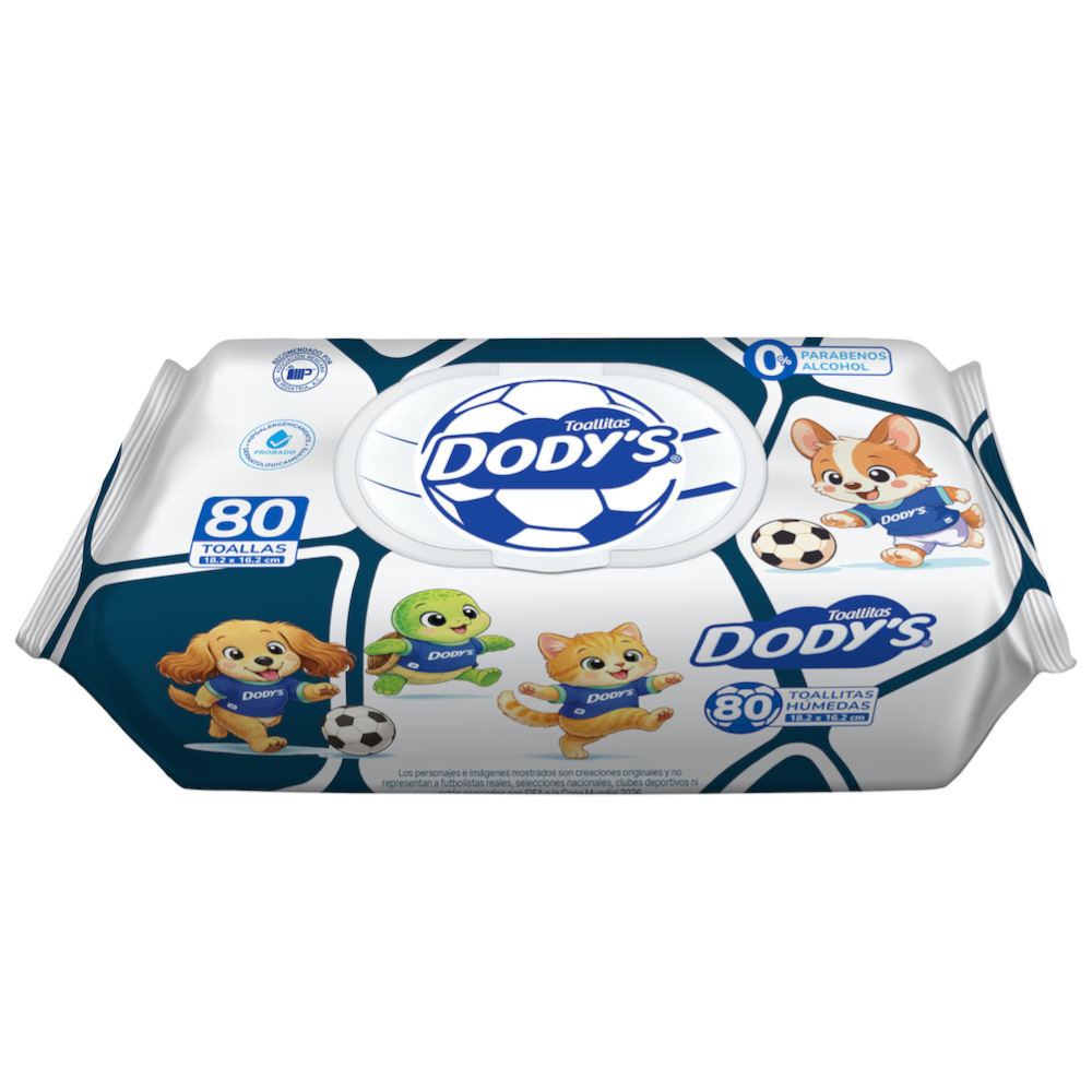 TOALLITA HUMEDA DODYS 12/80 PZ