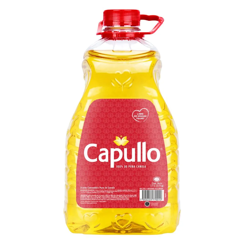 ACEITE CAPULLO CANOLA GARRAFA 4/3.7 LT
